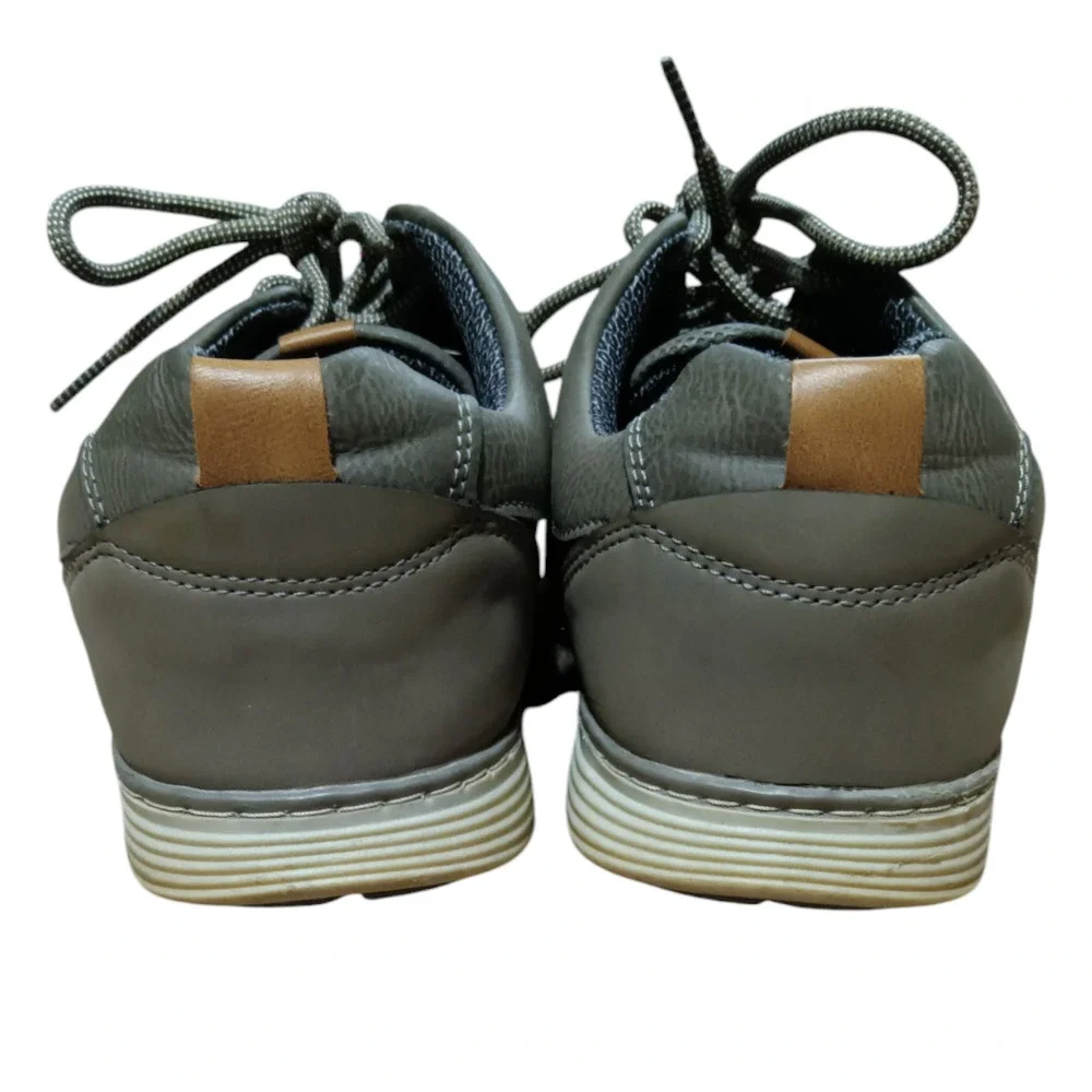 Falls Creek Gray‎ and White men's Casual Dress Shoes size 9.5
